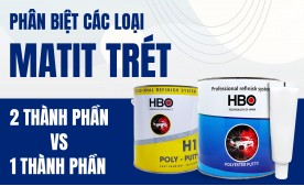 Phân biệt các loại bả matit trét đang có trên thị trường