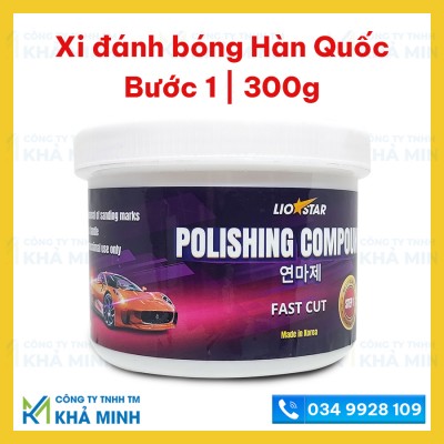 Xi đánh bóng bước 1 dùng cho ô tô, xe máy thương hiệu Hàn Quốc LioStar xóa mờ vết xước, lấy lại độ sáng bóng - ảnh 1