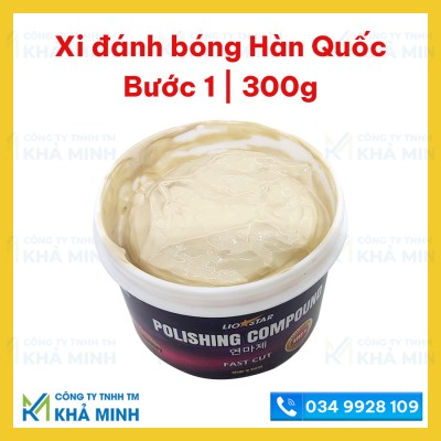Xi đánh bóng bước 1 dùng cho ô tô, xe máy thương hiệu Hàn Quốc LioStar xóa mờ vết xước, lấy lại độ sáng bóng thumbnail 2