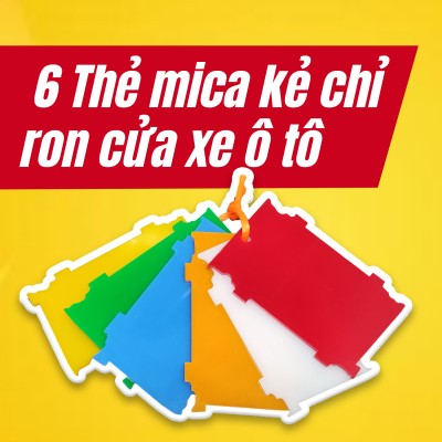 Bộ dưỡng chỉ xe cho cửa xe ô tô, miếng nhựa tạo đường ron cửa xe ô tô