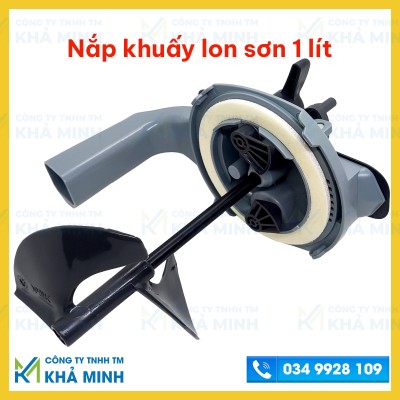 Nắp đậy cho máy khuấy sơn, nắp trộn sơn dùng cho lon sơn 1 lít thumbnail 2