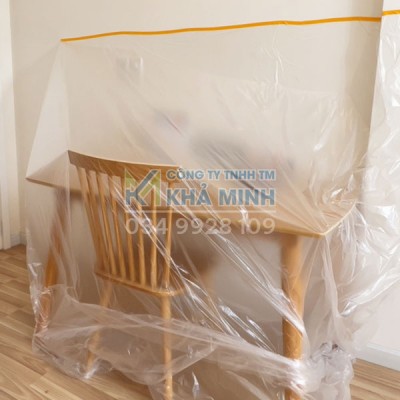 Nilon che bụi, màng nilong che bụi giá rẻ, tấm nilon ngăn bụi, nilon bọc giường, sofa ngăn bụi, nilon che nội thất, băng keo nilon che sơn, màng nilon chống bụi có băng keo dán, bọc nilon che bụi đa năng thumbnail 5