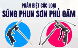 Phân biệt các loại súng phủ gầm phổ biến trên thị trường