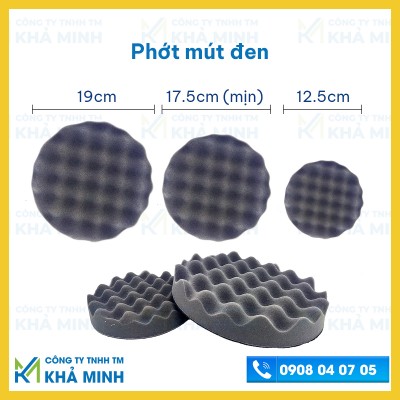 Phớt mút đen đánh bóng ô tô - ảnh 1