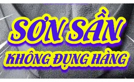 Độc lạ bình tân, cản xe sơn sần không đụng hàng!