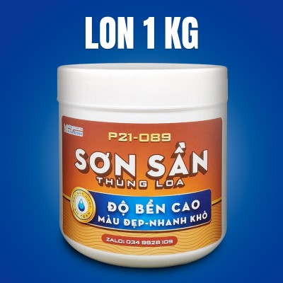 Sơn sần thùng loa dạng lăn hệ nước độ phủ cao, màu đẹp, sơn dùng phục hồi vỏ thùng loa cũ thumbnail 2