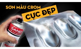 Sơn xịt màu crom cực đẹp phù hợp để sơn mới đồ dùng bị rỉ sét