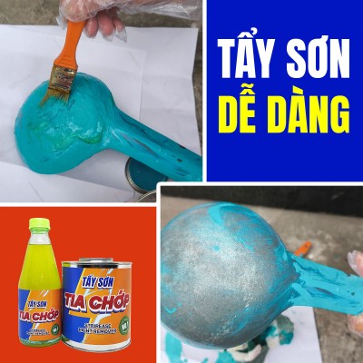 Tẩy Sơn Tia Chớp – Giải Pháp Tẩy Sơn Nhanh, Mạnh Cho Bề mặt Kim Loại, Gỗ, Kính thumbnail 2