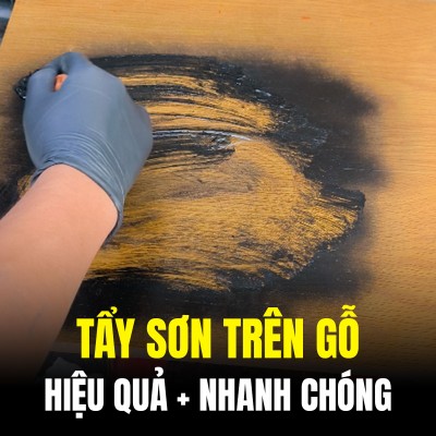 Tẩy Sơn Tia Chớp – Giải Pháp Tẩy Sơn Nhanh, Mạnh Cho Bề mặt Kim Loại, Gỗ, Kính thumbnail 5