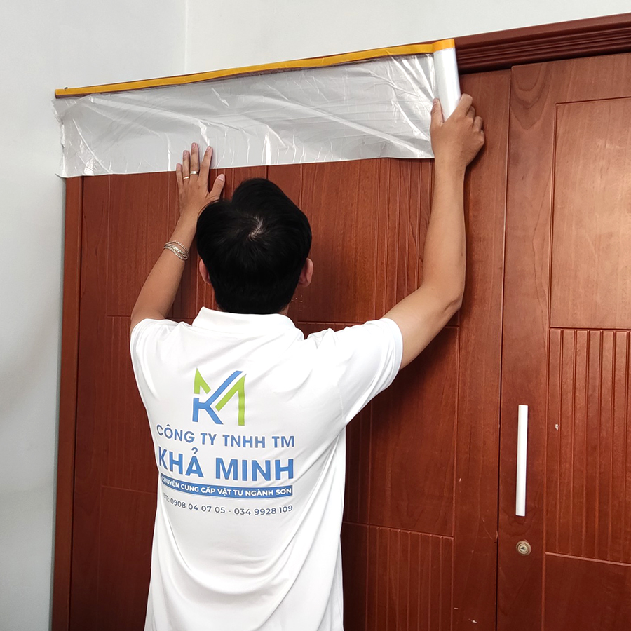Nilon có sẵn 1 đầu băng dính tiện lợi
