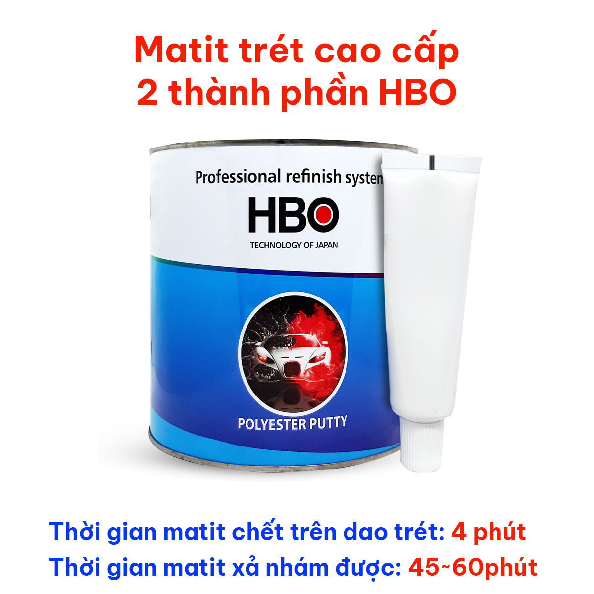 Matit trét 2 thành phần cao cấp HBO