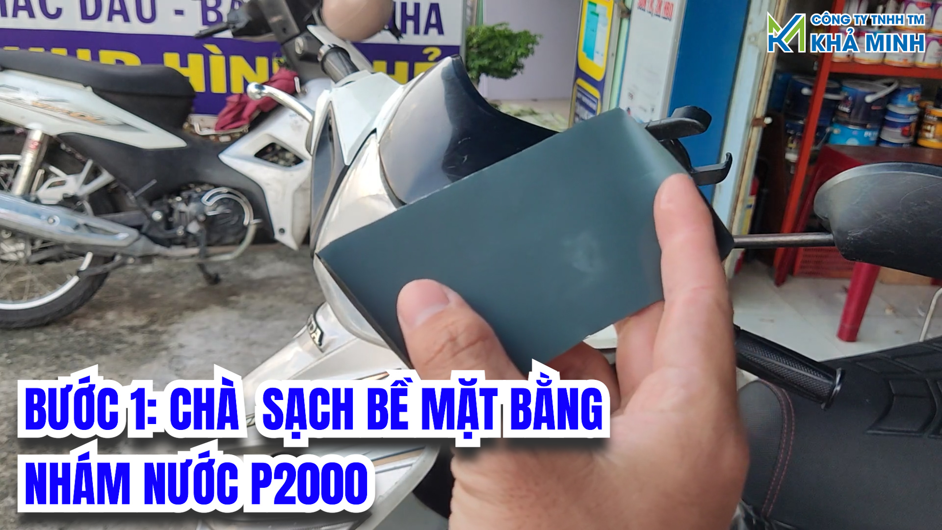 Hướng dẫn đánh bóng xe máy tại nhà