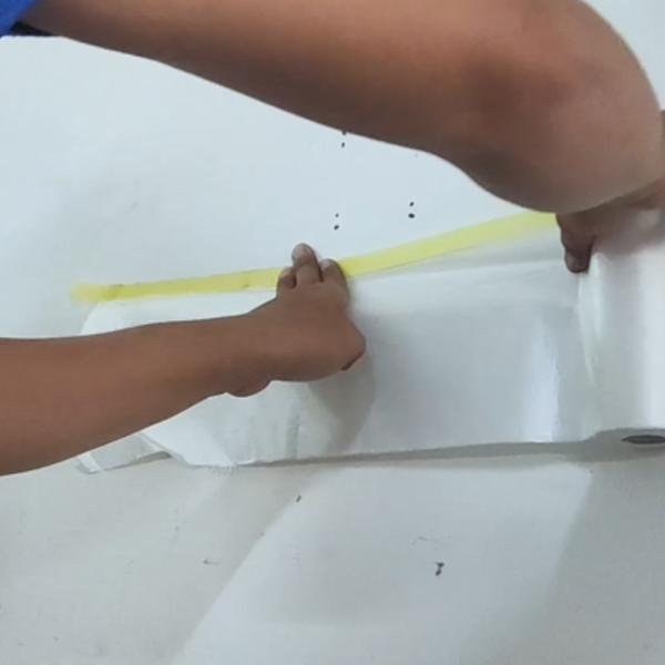 Dán nilon che bụi vừa chiều dài cần che