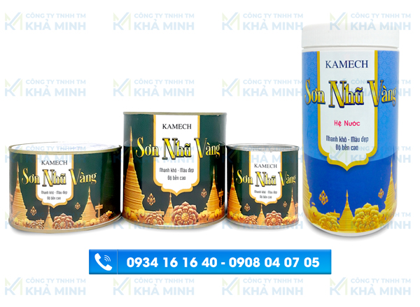 Dòng sơn nhũ vàng Kamech đang được thị trường ưa chuộng