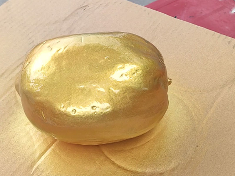 Sơn đu đủ nhũ vàng