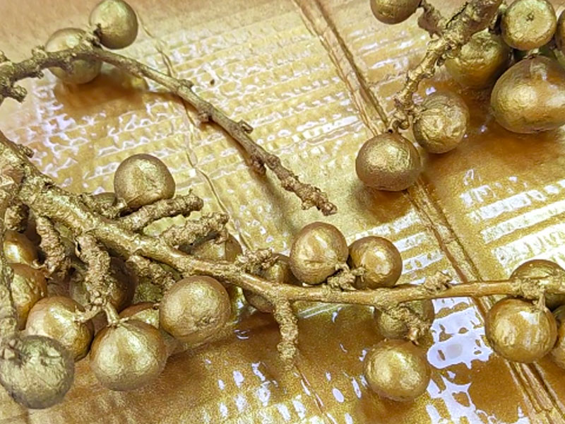 Quả sung sơn nhũ vàng
