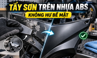Cách Tẩy Sơn Trên Nhựa ABS Đúng Cách Mà Không Làm Hư Bề Mặt