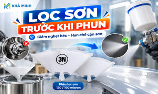 Tại Sao Cần Lọc Sơn Trước Khi Phun? Cách Chọn Phễu Lọc Sơn Giúp Bề Mặt Sơn Mịn Đẹp, Hạn Chế Nghẹt Béc