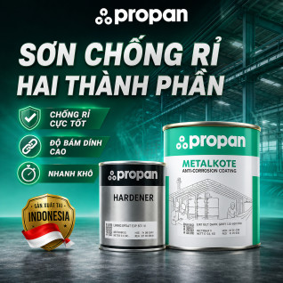 Epoxy Sơn Lót Chống Rỉ 2 Thành Phần Metalkote - Sơn Lót Cao Cấp Bảo Vệ Bề Mặt Kim Loại - Xuất Xứ InDo