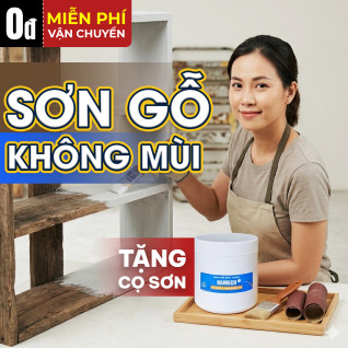 Sơn Gỗ Hệ Nước HBO - Sơn Gỗ Không Mùi, An Toàn Và Dễ Sử Dụng Cho Gia Đình