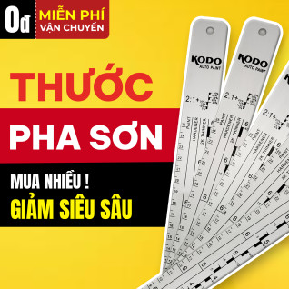 Thước Pha Sơn 2 Mặt KODO 2:1 & 4:1 - Dụng Cụ Pha Sơn Chính Xác Cho Thợ Sơn Chuyên Nghiệp