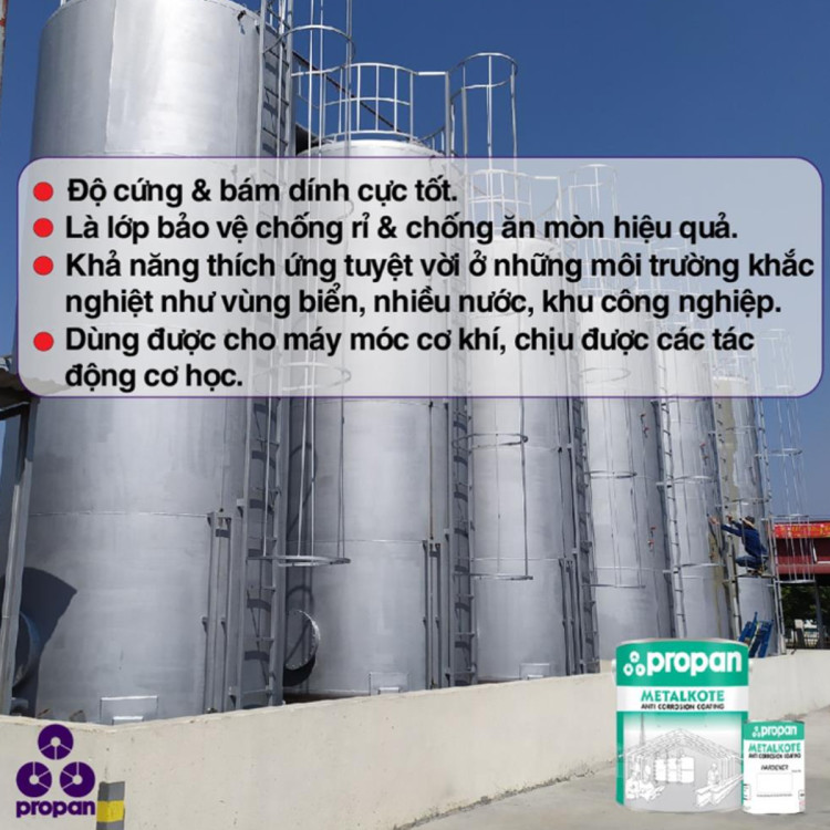 Epoxy Sơn Lót Chống Rỉ 2 Thành Phần Metalkote - Sơn Lót Cao Cấp Bảo Vệ Bề Mặt Kim Loại - Xuất Xứ InDo thumbnail 3