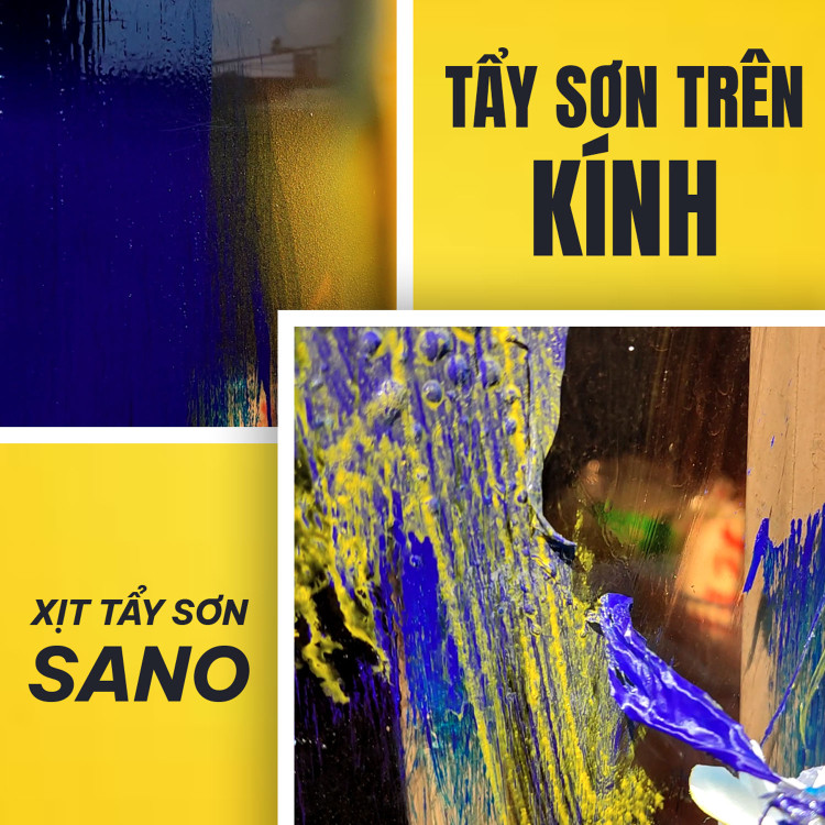 Chai Xịt Tẩy Sơn SANO 400ml - Tẩy Sơn Nhanh, Mạnh, Hiệu Quả Trên Kính Và Kim Loại thumbnail 2