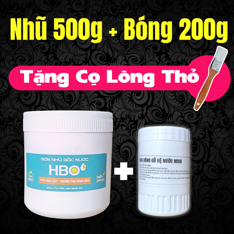 Sơn Nhũ Vàng Hệ Nước Cao Cấp - Màu Vàng Óng Sang Trọng, Không Mùi, Dễ Sử Dụng thumbnail 4