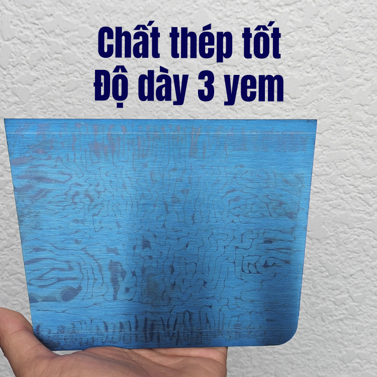 Dao Trét Matit Bo Tròn 2 Góc Thép Dày 3 Yem - Trét Êm Tay, Hạn Chế Xước Bề Mặt thumbnail 4