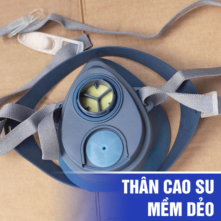 Mặt Nạ Phòng Độc 1 Phin Lọc - Phòng chống bụi hiệu quả cho thợ sơn thumbnail 5