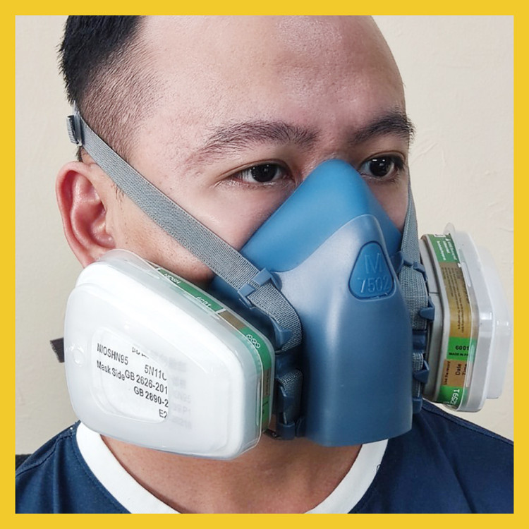 Mặt Nạ Phòng Độc 2 Phin Lọc, Giải Pháp Bảo Vệ Hô Hấp Hiệu Quả Khi Sơn Sửa, Cơ Khí Và Hóa Chất - ảnh 1