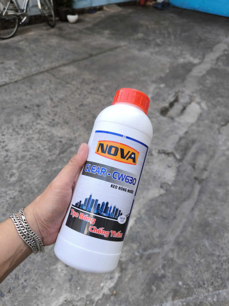 Sơn Bóng Hệ Nước NOVA CW630 - Bóng Đẹp Tự Nhiên, Không Mùi, An Toàn Cho Người Sử Dụng - ảnh 1
