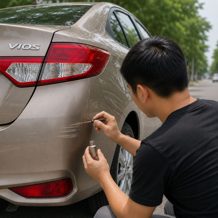 Sơn Dặm Xe Toyota Vios Đủ Màu - Giải Pháp Xử Lý Vết Trầy Xước Nhanh Chóng, Tiết Kiệm thumbnail 4
