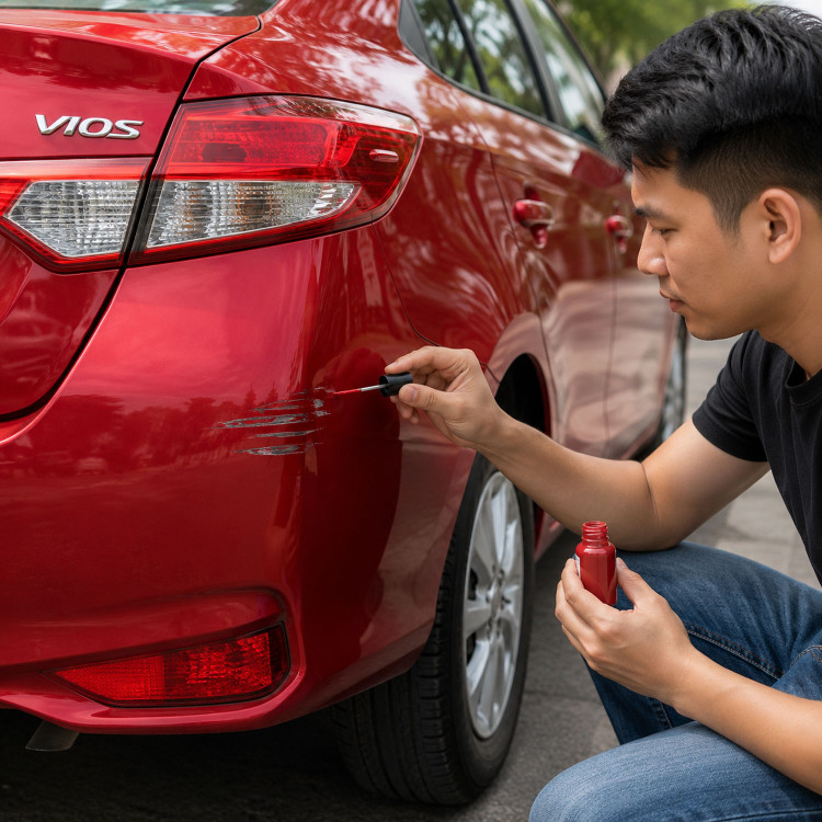 Sơn Dặm Xe Toyota Vios Đủ Màu - Giải Pháp Xử Lý Vết Trầy Xước Nhanh Chóng, Tiết Kiệm thumbnail 2