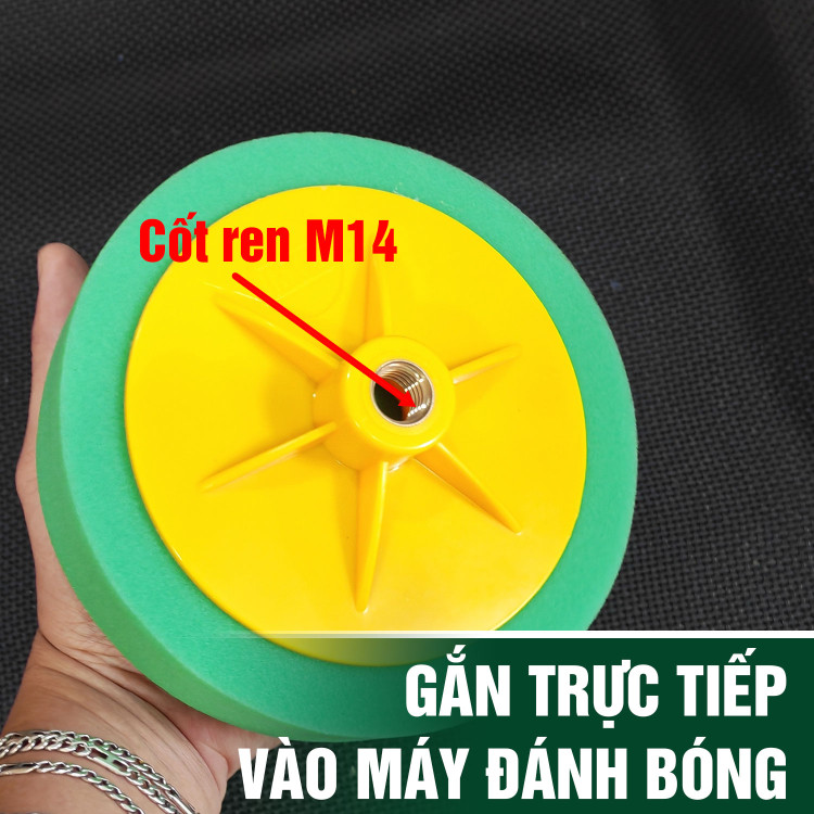 Phớt Đánh Bóng Xốp 6 Inch Có Gắn Đế – Đánh Bóng Nhanh, Êm Tay, Hiệu Quả Cao thumbnail 4