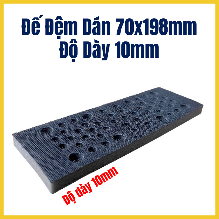 Đế Chà Nhám Và Đệm Lót Chữ Nhật 70x198mm Cho Máy Chà Nhám Hơi – Giải Pháp Thay Thế Hiệu Quả, Tiết Kiệm Chi Phí thumbnail 5