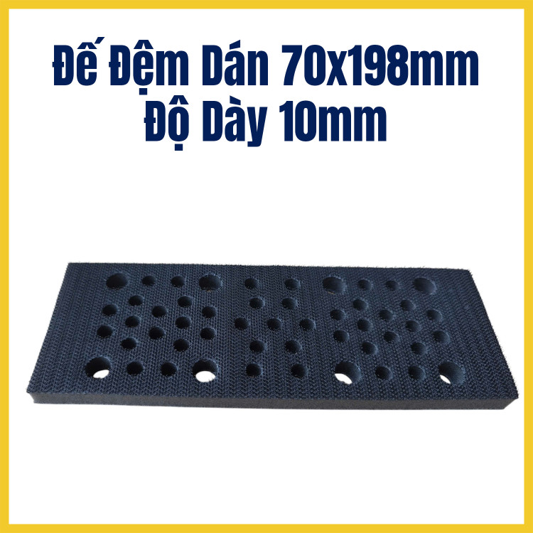 Đế Chà Nhám Và Đệm Lót Chữ Nhật 70x198mm Cho Máy Chà Nhám Hơi – Giải Pháp Thay Thế Hiệu Quả, Tiết Kiệm Chi Phí thumbnail 4
