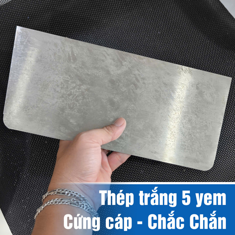 Dao Trét Thép Trắng Dày 5 Yem - Bản 30x13cm & 40x13cm Chuyên Dùng Trét Bả Matit thumbnail 5