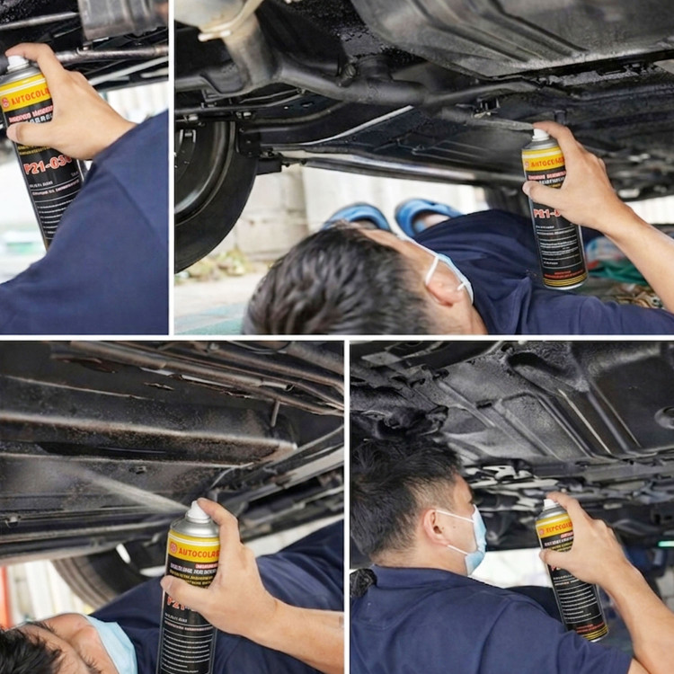 Sơn hóa nhựa lòng vè P21-030, sơn xịt cao su lòng vè giúp lòng vè cứng chắc, giảm tiếng ồn - ảnh 1