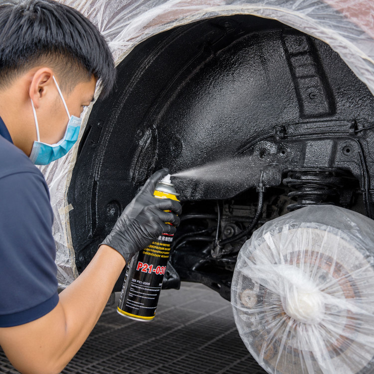 Sơn hóa nhựa lòng vè P21-030, sơn xịt cao su lòng vè giúp lòng vè cứng chắc, giảm tiếng ồn thumbnail 2